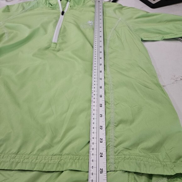 Peter Millar Element 4 Wind 1/2 Zip Pull-Over Windbreaker XL Green Kalos Golf Lo - Picture 10 of 12